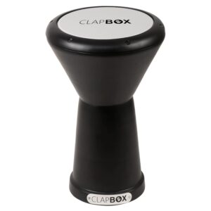 Clapbox Darbuka- Aluminum (9 Inches, Black)